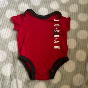Red white and black onsie - Jordan